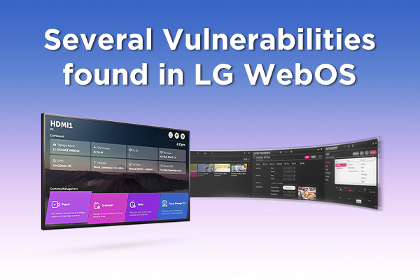 vulnerabilities in LG WebOS